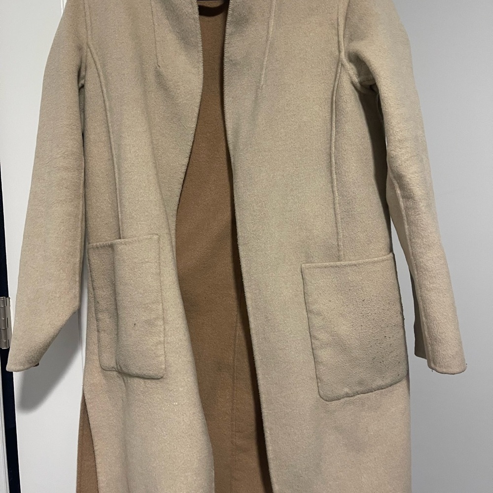 Elegant Cream Women's Coat